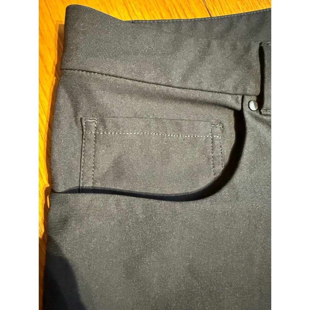 VRST Pants Mens 35x30 Black Stretch Performance 5 Pocket Commuter Casual Golf